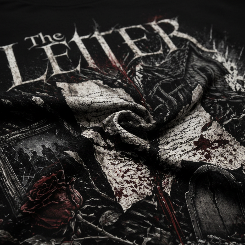 The Letter Oversized Shirt – Detail Print