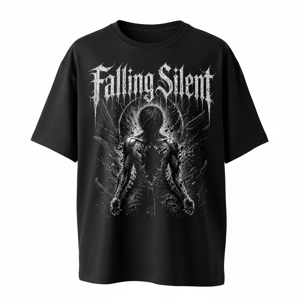 Falling Silent Oversized Shirt – Hauptbild Frontansicht