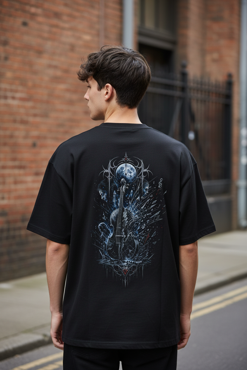 Broken Melody - The Story // Backprint // Metamoon // Oversized Shirt